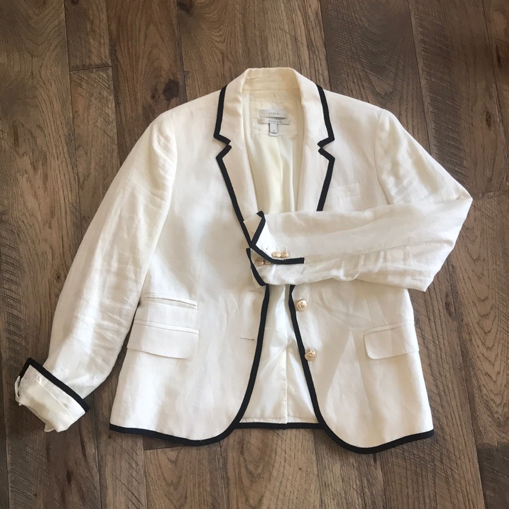 J Crew linen blazer